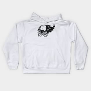 Black Skull Kids Hoodie